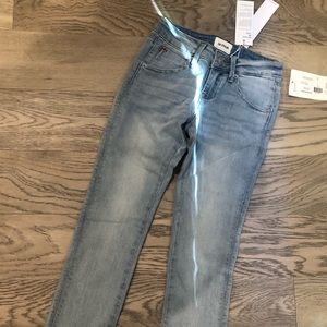 Hudson Jeans, 10 girls.  Light wash skinny.